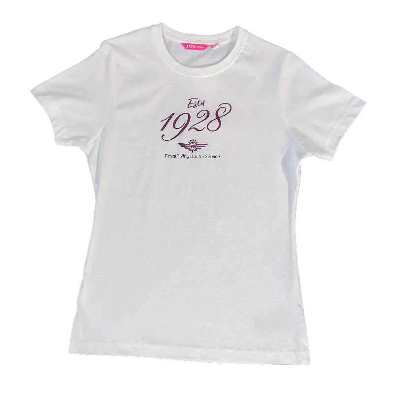 Women's T-shirt - RFDS - Estd 1928 design-- Anti-Shrink Durable Soft