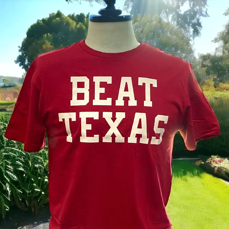 BEAT TEXAS T-Shirt-- Zippered Front Buttoned Front Snap Front