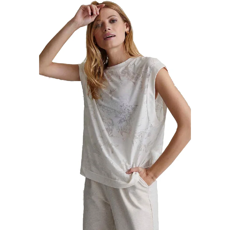 Varley Virden Womens T-Shirt-- Chenille Blend Fleece Blend Nylon Blend