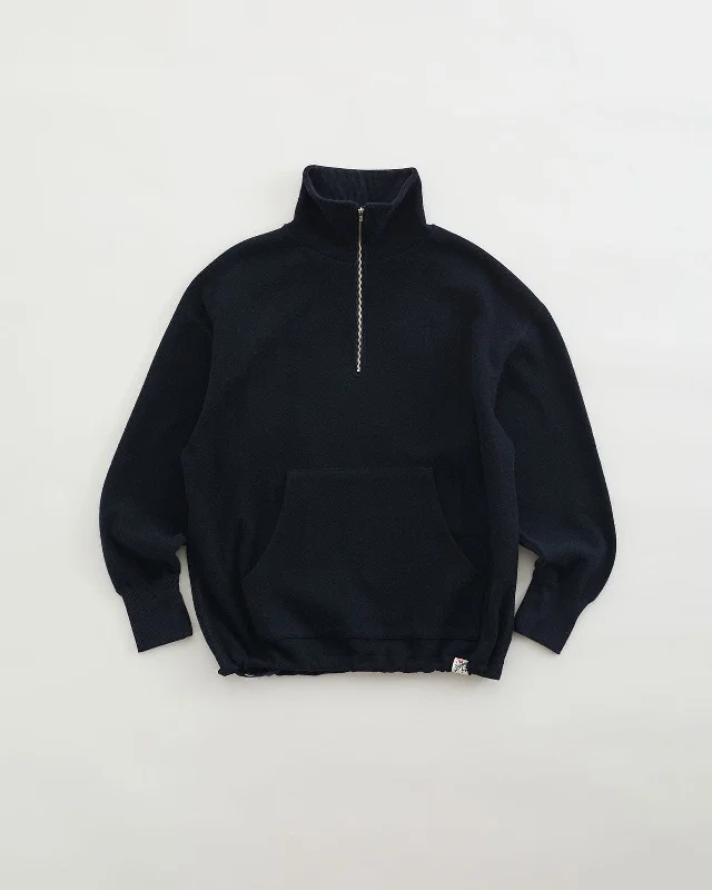 HALF ZIP SWEAT SHIRT-- Casual Formal Business
