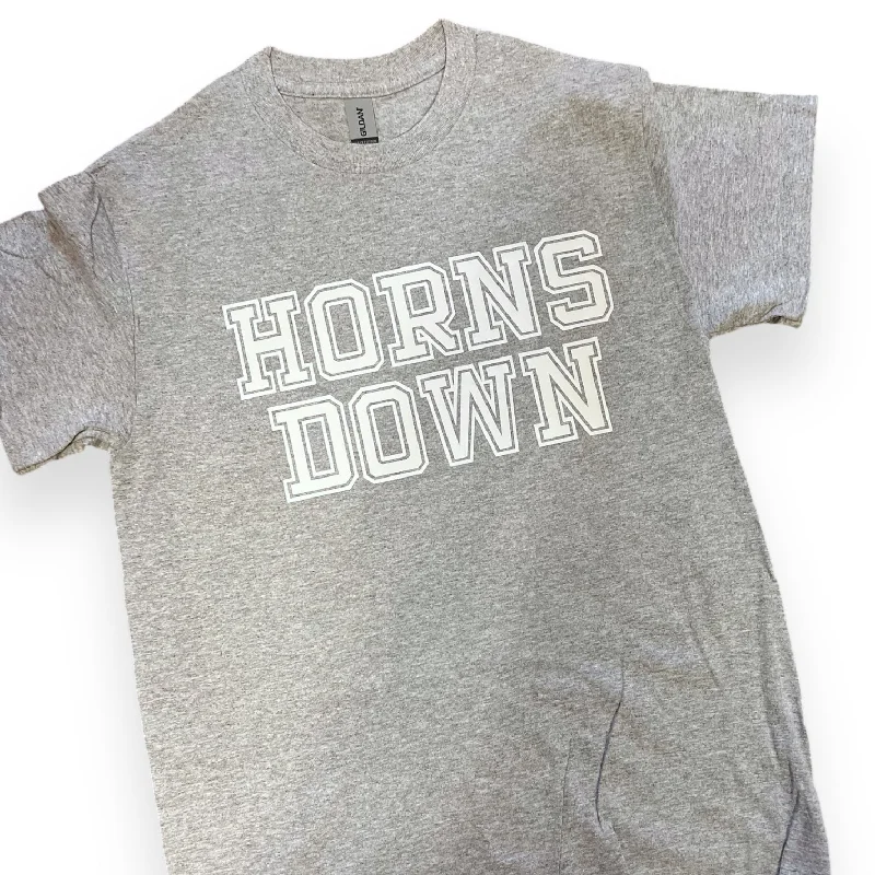 HORNS DOWN T-shirt-- Chenille Brocade Lace