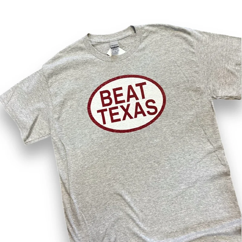 BEAT TEXAS T-Shirt -- Basic T-Shirt Crew Neck Short Sleeve