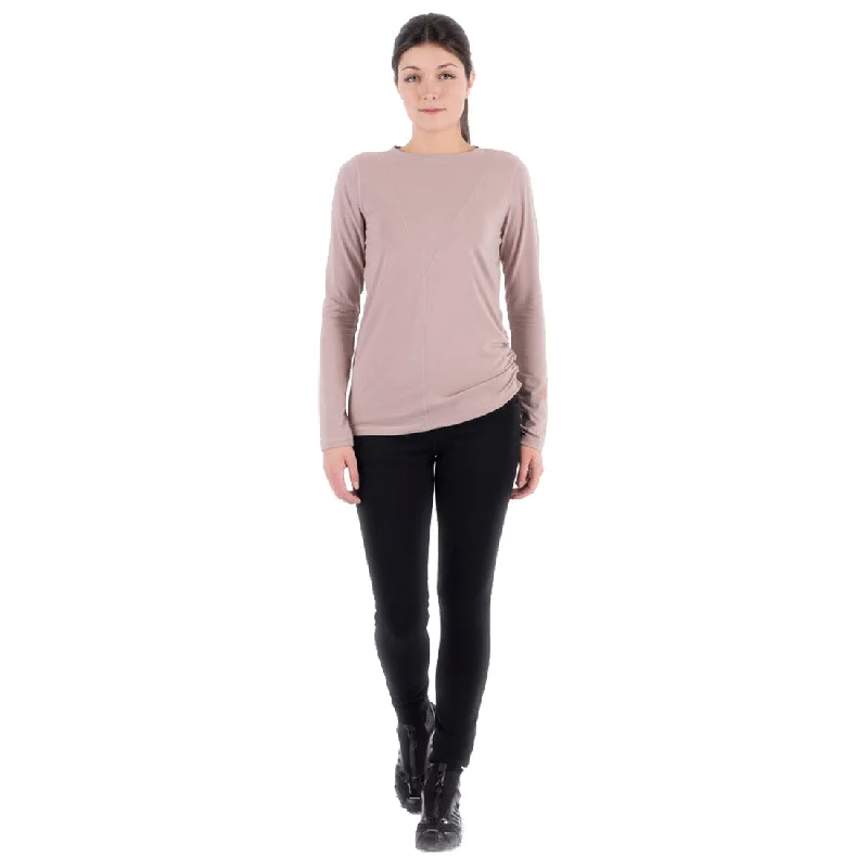 Indygena Baya II Womens Long Sleeve Shirt-- Terry Blend Velvet Blend Canvas Blend
