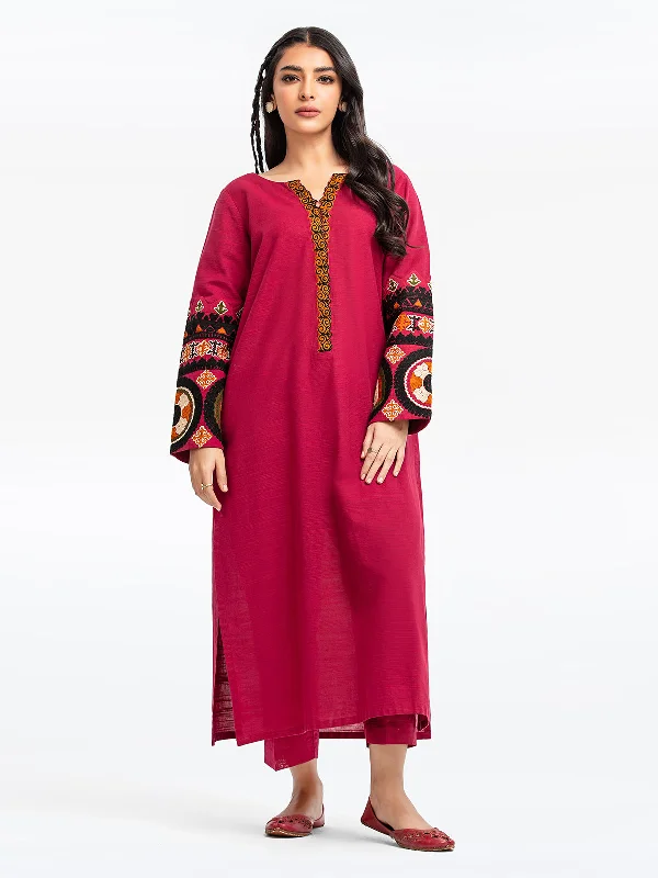 Pret 2Pc Embroidered Khaddar Shirt Trouser - EWTKE23-69389ST-- Fleece Fabric Down Fabric Feather Fabric Pret 2Pc Embroidered Khaddar Shirt Trouser - EWTKE23-69389ST-- Fleece Fabric Down Fabric Feather Fabric