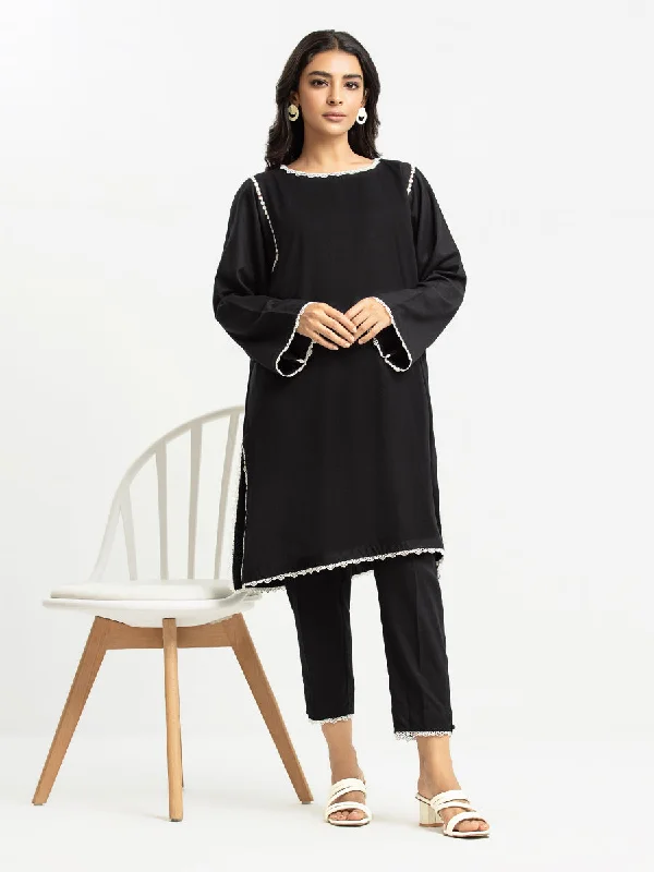 Pret 2Pc Solid Ayudia Shirt Trouser - EWTKS23-69624ST-- Zippered Front Buttoned Front Snap Front Pret 2Pc Solid Ayudia Shirt Trouser - EWTKS23-69624ST-- Zippered Front Buttoned Front Snap Front