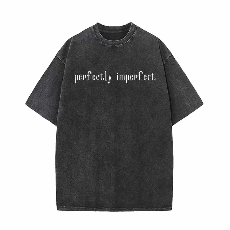 Perfectly Imperfect Vintage Washed T-shirt-- Cotton Fabric Linen Fabric Terry Fabric Perfectly Imperfect Vintage Washed T-shirt-- Cotton Fabric Linen Fabric Terry Fabric
