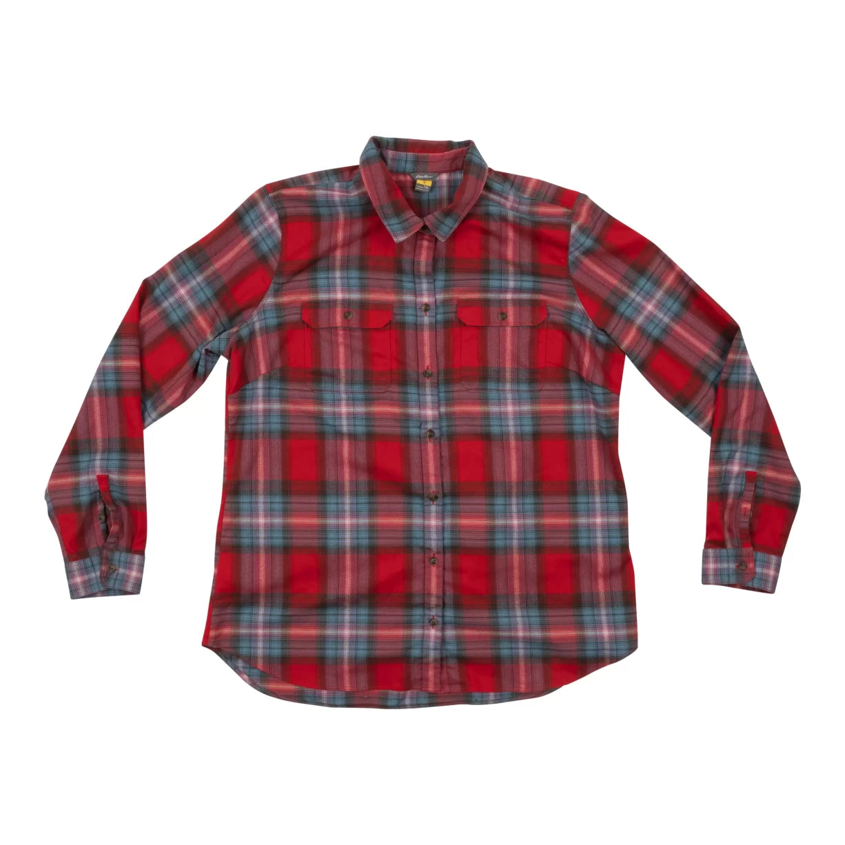Eddie Bauer Flannel Shirt - Women's-- Rayon Velvet Corduroy