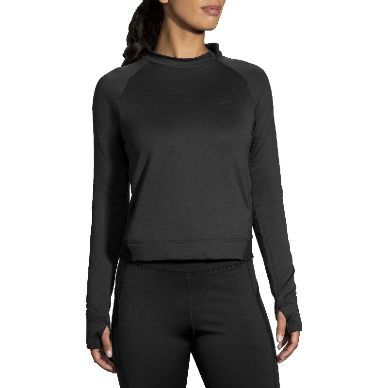 Brooks Notch Thermal Womens Long Sleeve Running Shirt-- Rayon Velvet Corduroy