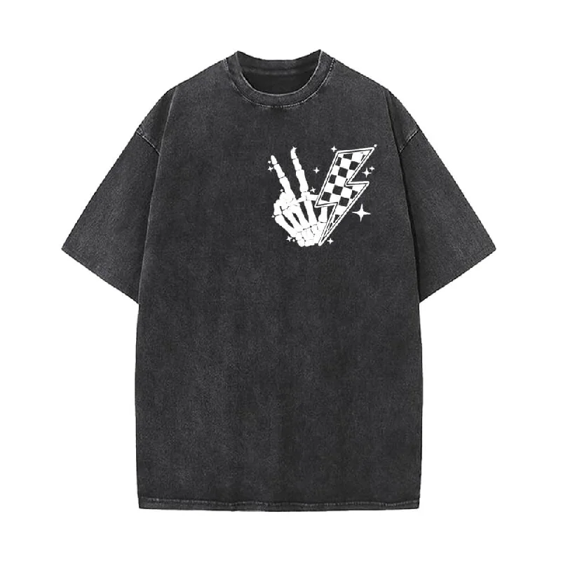 I’m Not Cutesy I’m Unhinged Yeah Vintage Washed T-shirt -- Basic T-Shirt Crew Neck Short Sleeve I’m Not Cutesy I’m Unhinged Yeah Vintage Washed T-shirt -- Basic T-Shirt Crew Neck Short Sleeve