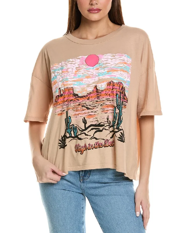 Project Social T High Desert Perfect Boyfriend T-Shirt-- V-Neck T-Shirt Long Sleeve Cotton Project Social T High Desert Perfect Boyfriend T-Shirt-- V-Neck T-Shirt Long Sleeve Cotton