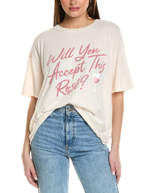 Project Social T Will You Accept This Rose T-Shirt-- Zippered Front Buttoned Front Snap Front Project Social T Will You Accept This Rose T-Shirt-- Zippered Front Buttoned Front Snap Front