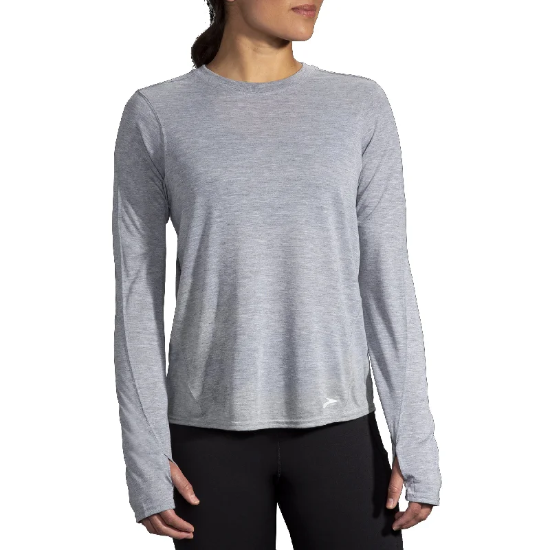 Brooks Distance Womens Longsleeve Running Shirt-- Machine Wash Dry Clean Hand Wash