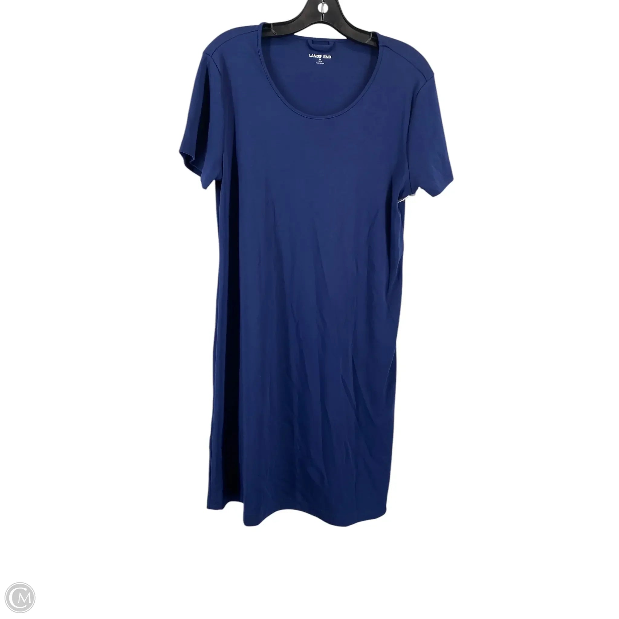 Dress Casual Maxi By Lands End In Blue, Size: M Tunics New arrival