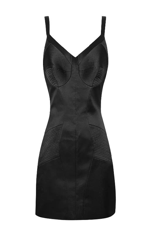 Lingerie Mini Dress Cozy Cowl Neck Mini Dress