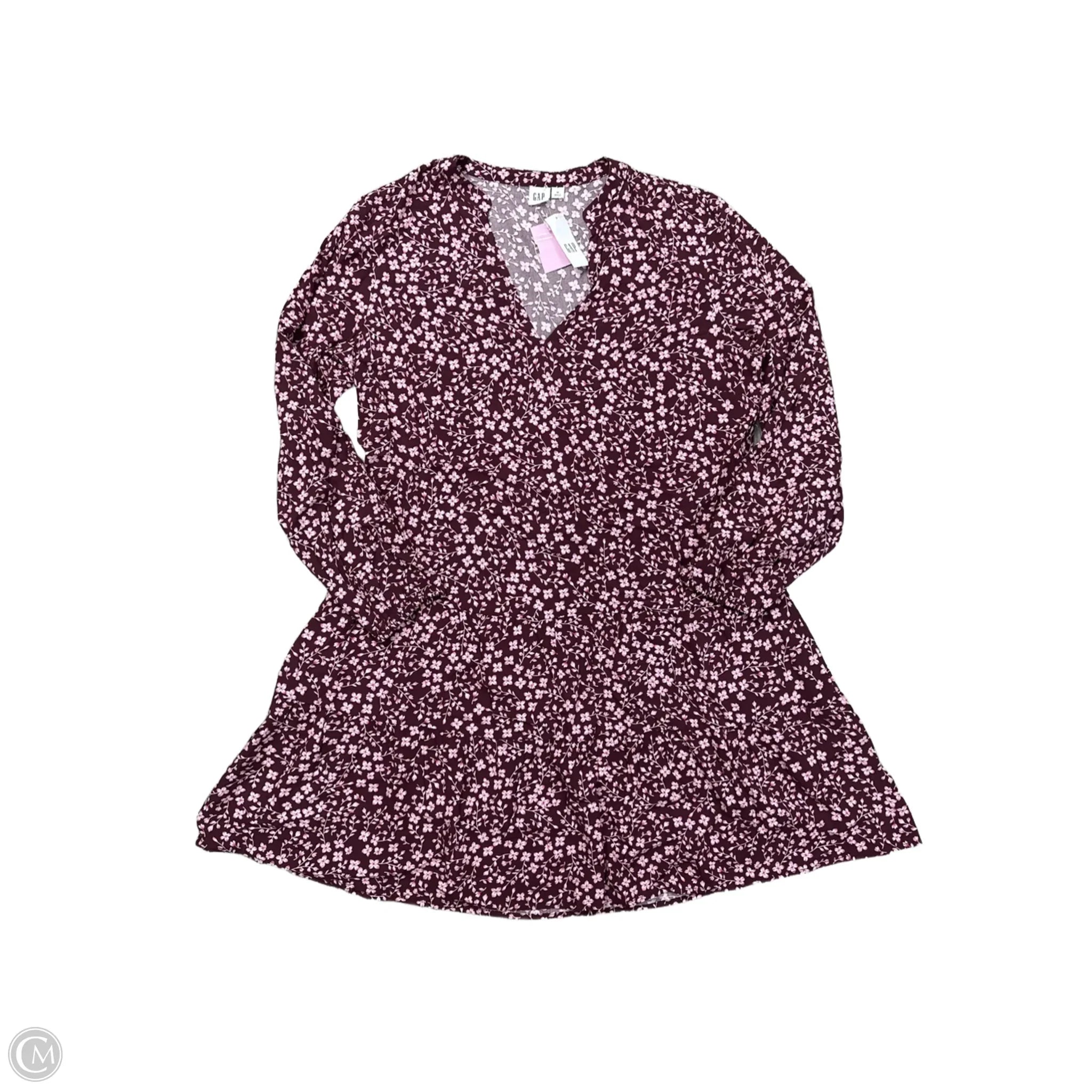 Dress Casual Short By Gap In Purple, Size: M Tunics Party sparkling