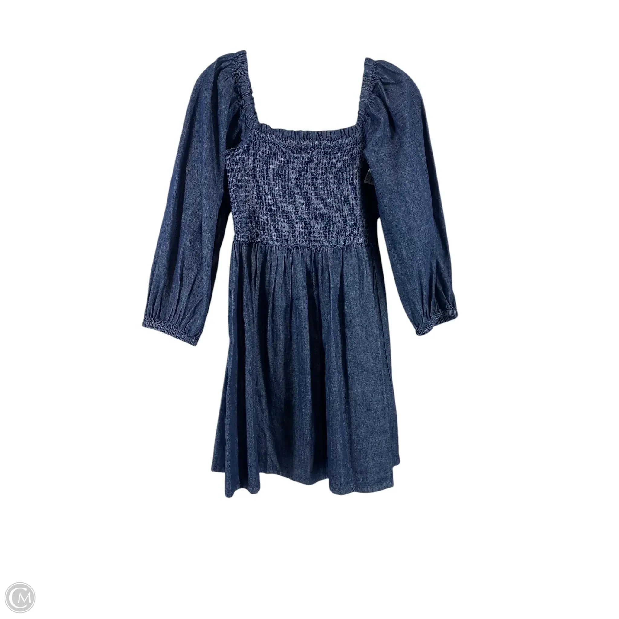 Dress Casual Short By J. Crew In Blue Denim, Size: S Tunics Denim casual