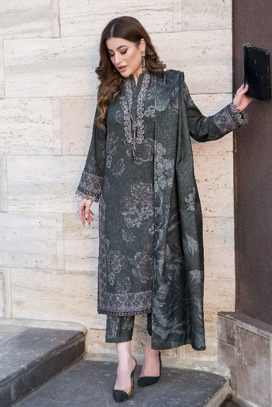 Snowlit Grace by Aabpara Winter Dhanak Dress SLG6 Tunics Cozy comfortable