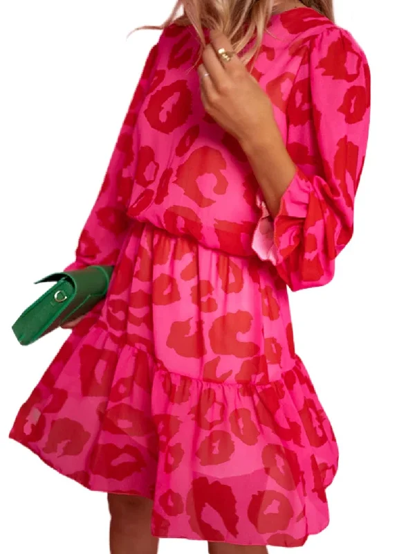 Glamorous Mini Dress Comfortable Polka Dot Mini Dress