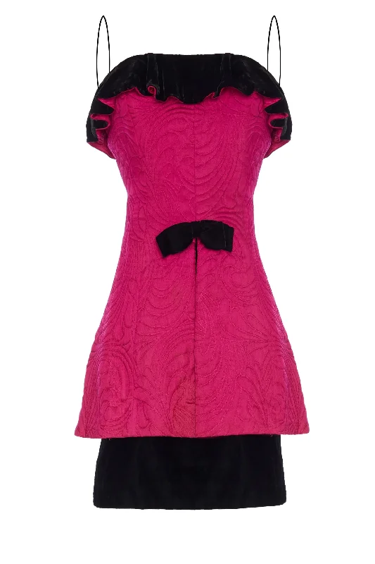 80's Cocktail Mini Dress. Rent: £45/Day Trendy Tie-Dye Mini Dress