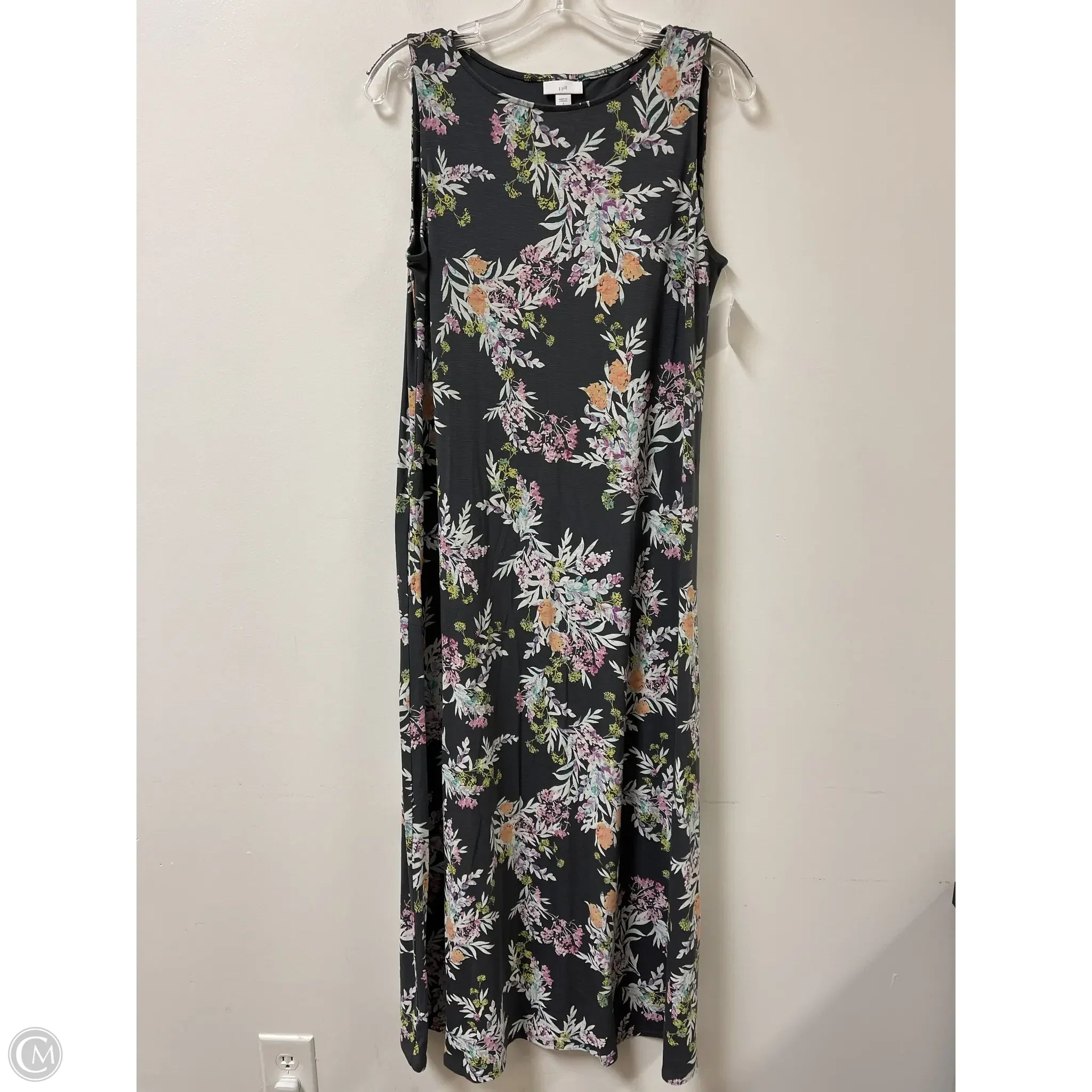 Dress Casual Maxi By J. Jill In Floral Print, Size: S Off-the-shoulder Chic Trendy