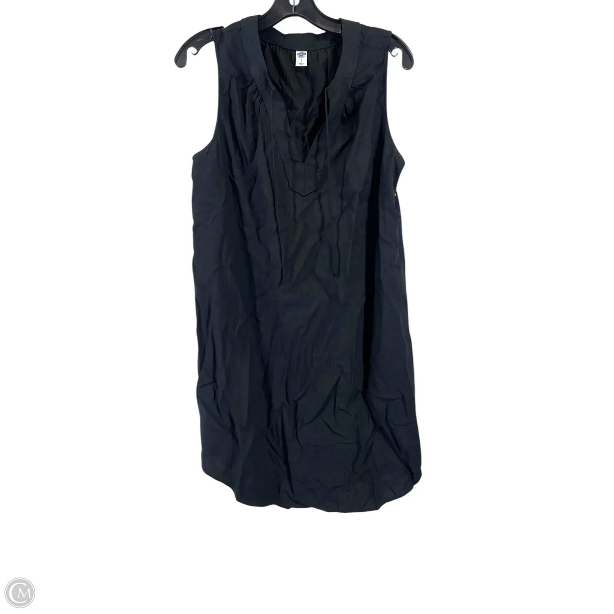 Dress Casual Short By Old Navy In Black, Size: L Tunics Prom sequined