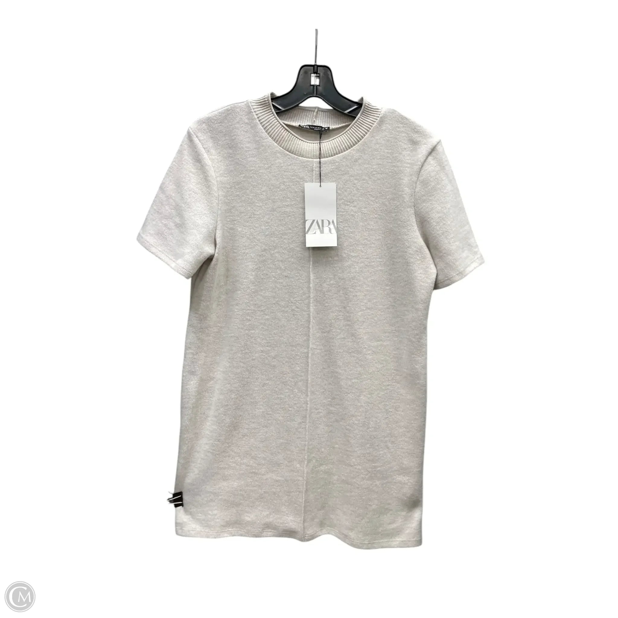 Dress Sweater By Zara In Cream, Size: M Tunics Essential wardrobe