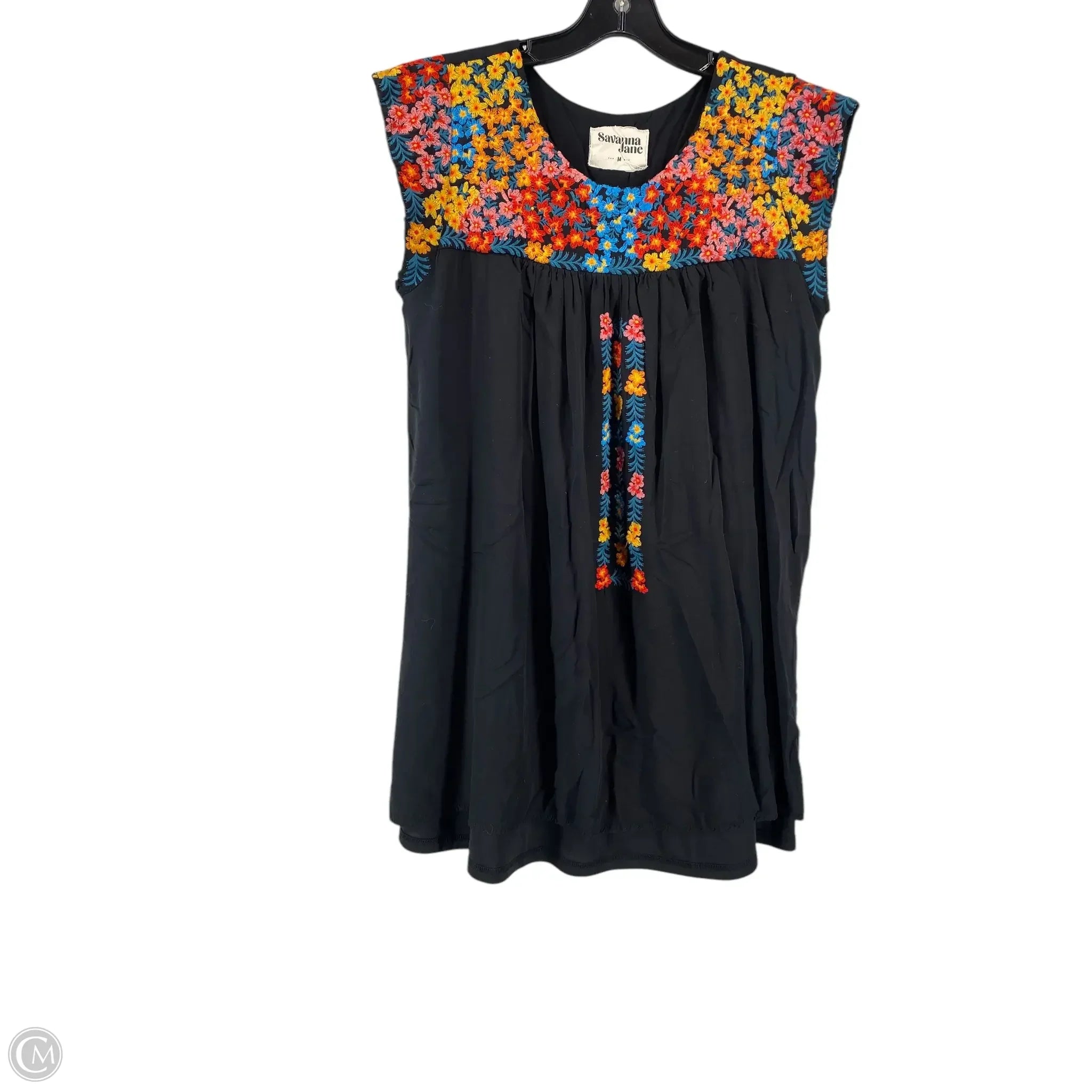 Dress Casual Short By Savanna Jane In Black, Size: M Tunics Winter warm