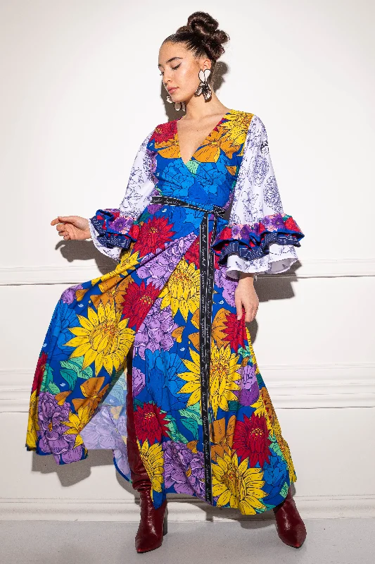 Barbi Long Frida dress Tunics Plaid country