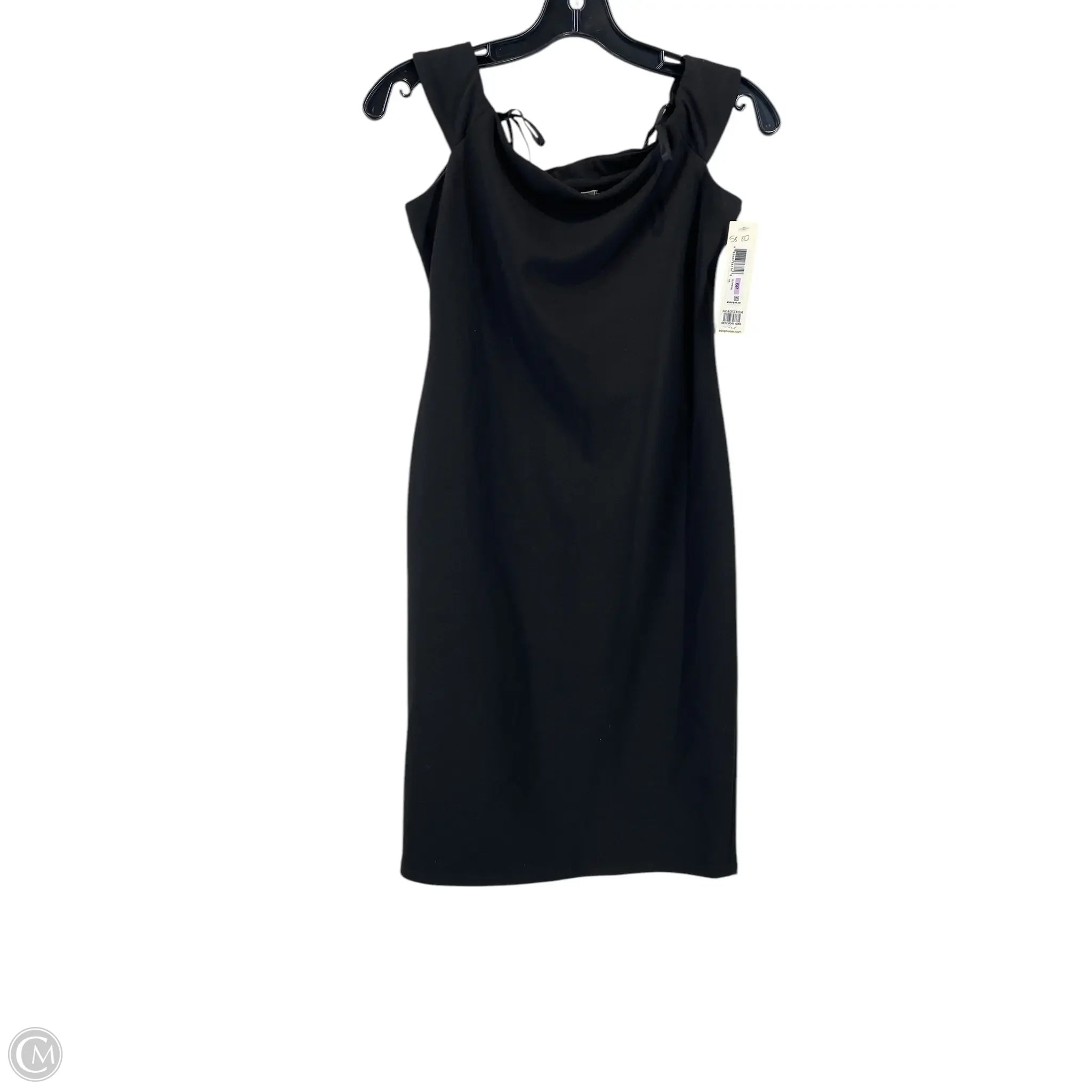 Dress Work By Eliza J In Black, Size: 6p Square Neckline Feminine