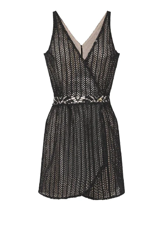Austria dress in black lace Tunics Practical durable