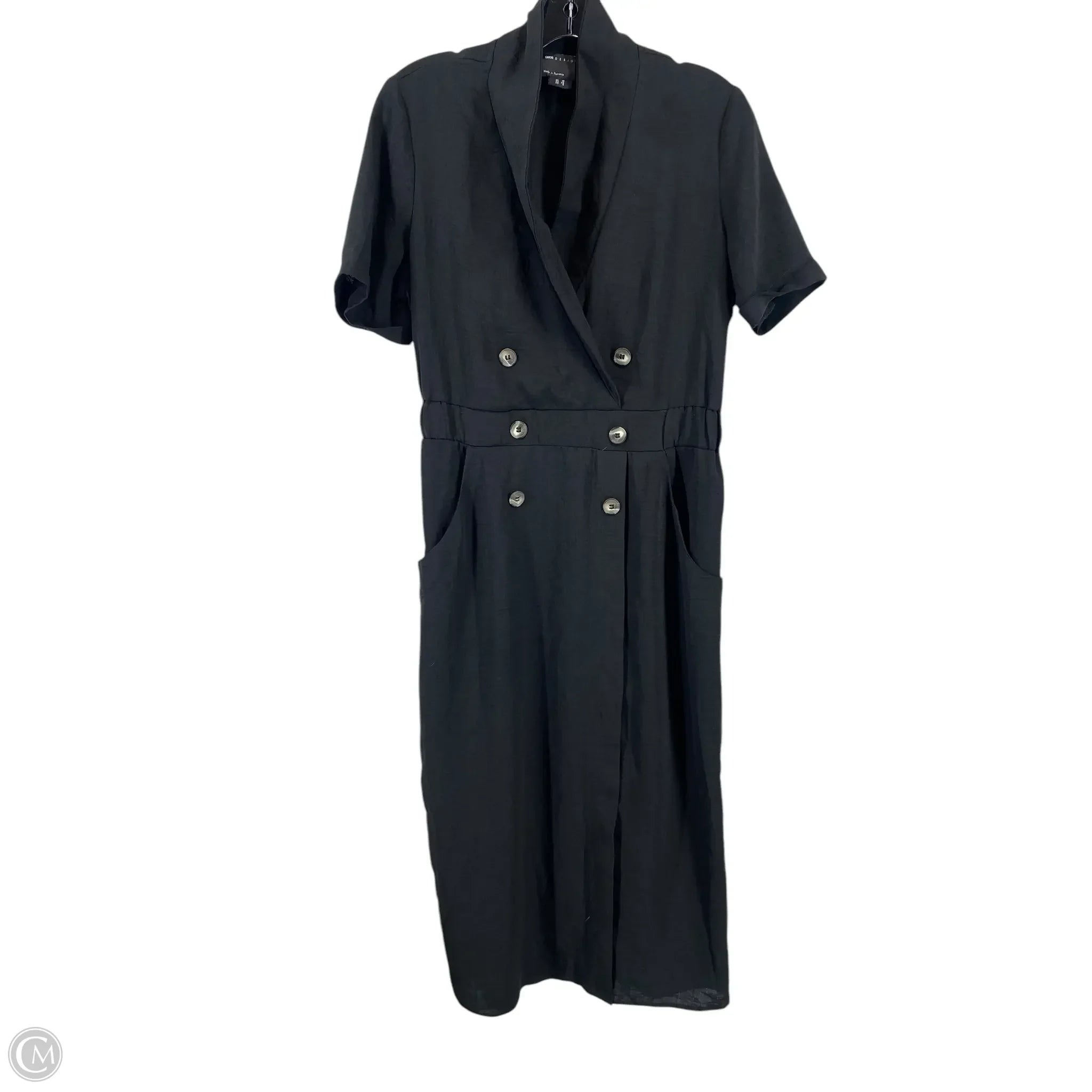 Dress Casual Midi By Asos In Black, Size: M Tunics Exclusive limited