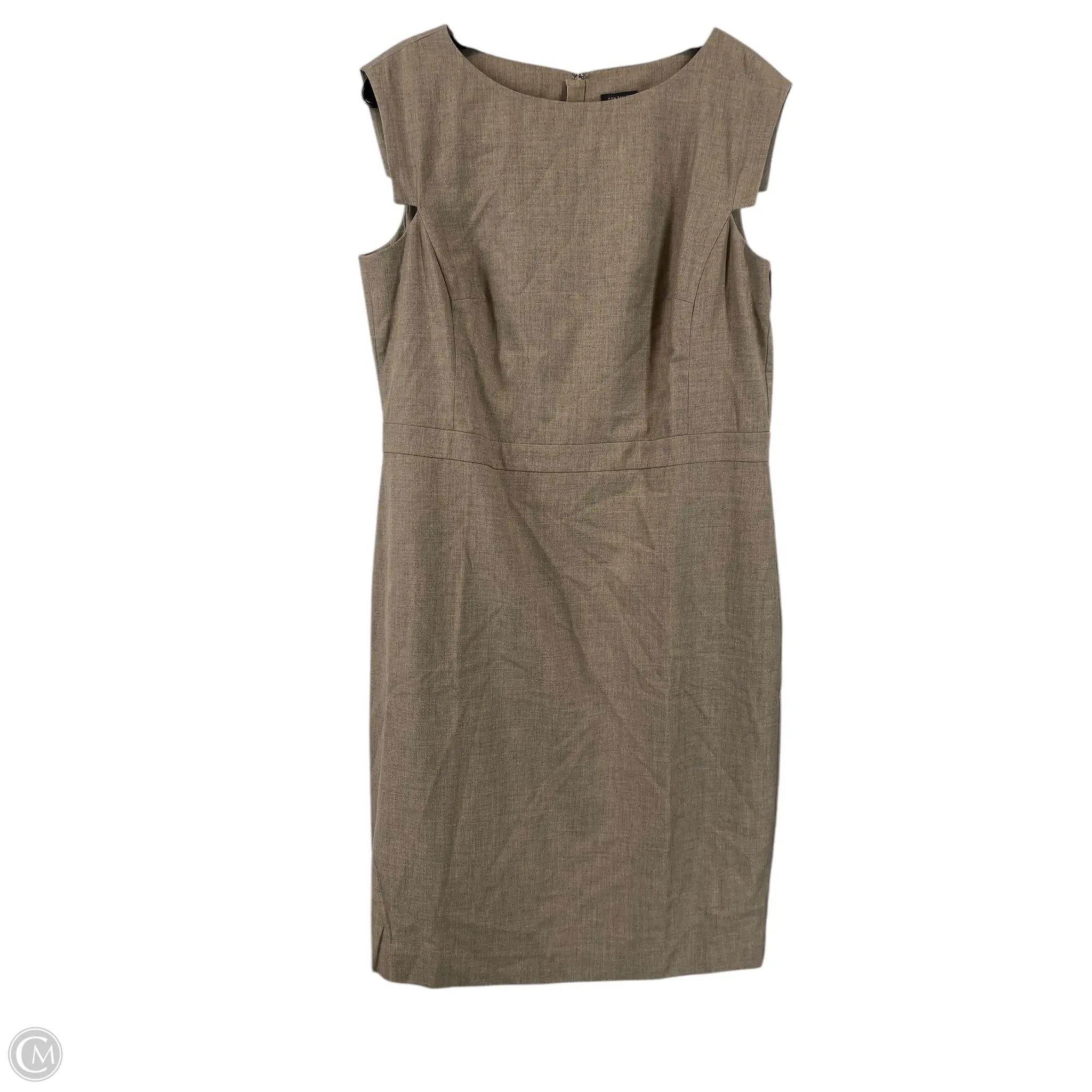 Dress Work By Ann Taylor In Beige, Size: 14 Tunics Timeless classic