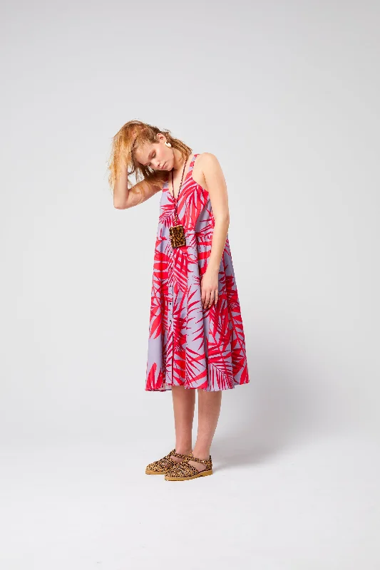 Java dress in Flamingo print Tunics Evening elegant