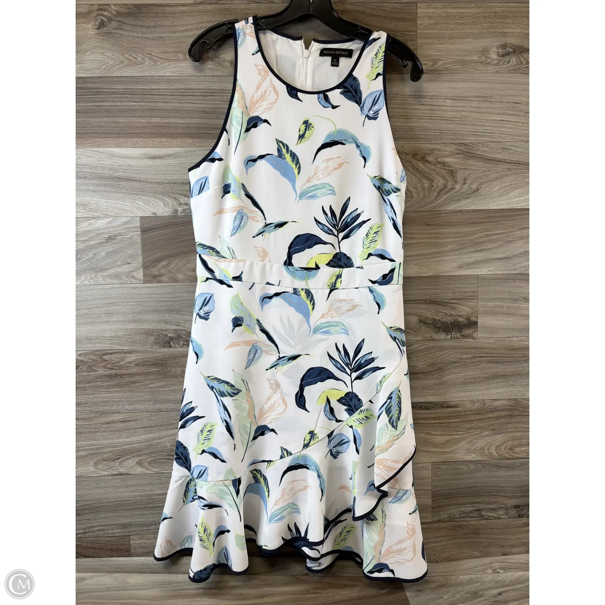 Dress Casual Midi By Banana Republic In Teal, Size: M Elegant Long Evening