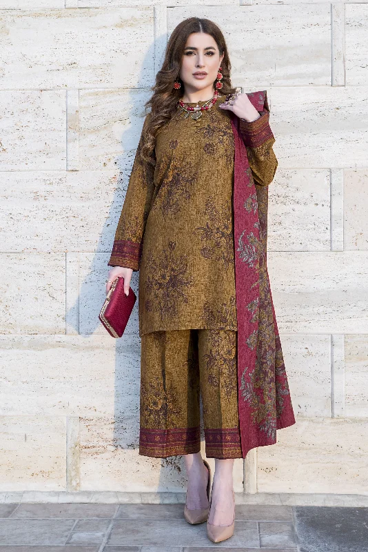 Snowlit Grace by Aabpara Winter Dhanak Dress SLG5 Tunics Canvas sturdy