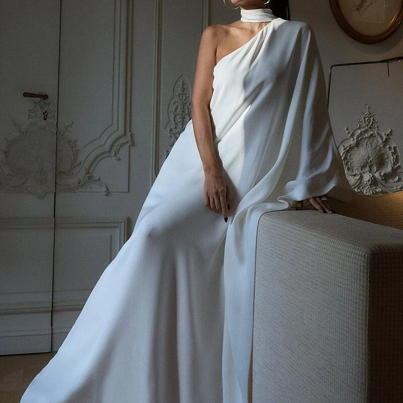 Sexy Off Shoulder Maxi Evening Dress Casual Loose Solid Color Dress Hanging Neck Sleeveless Spring Autumn Women Elegant Vestidos Tunic Top Casual Sexy Off Shoulder Maxi Evening Dress Casual Loose Solid Color Dress Hanging Neck Sleeveless Spring Autumn Women Elegant Vestidos Tunic Top Casual