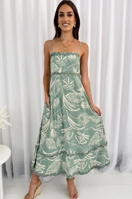 Stella Singlet Maxi Dress - Mint Tunics Cozy soft