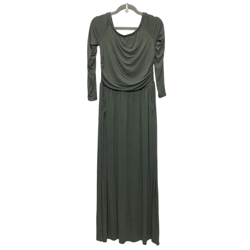 Dress Casual Midi By Lascana In Green, Size:8 Tunics Lace romantic