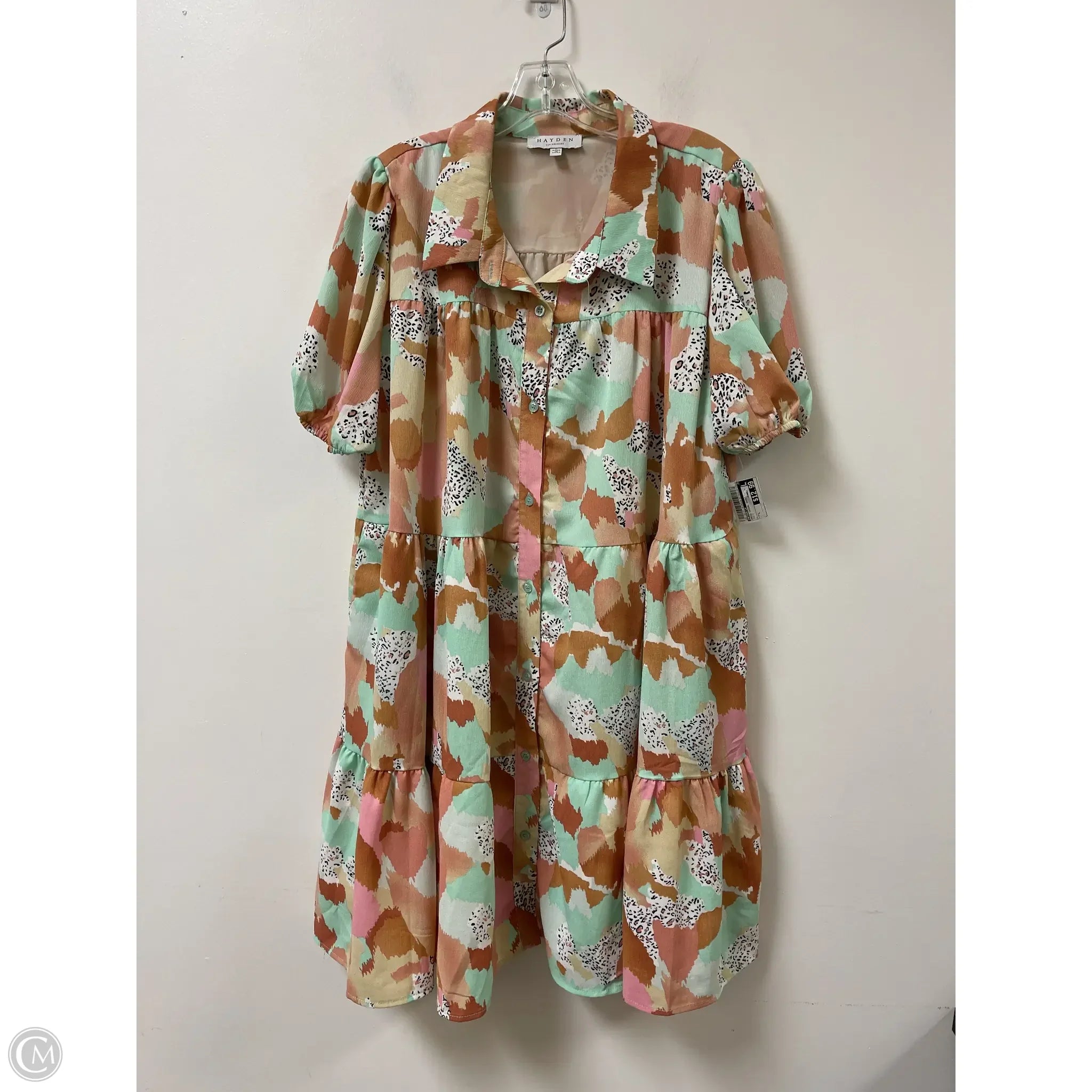 Dress Casual Short By Hayden La In Multi-colored, Size: L A-Line Day Work