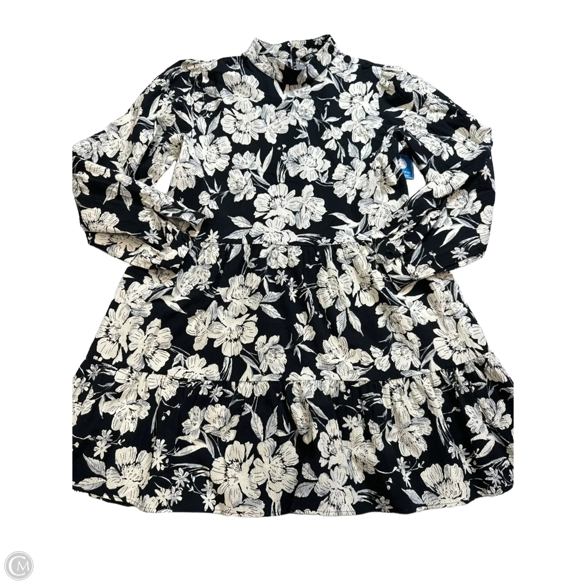 Dress Casual Midi By Zara In Black, Size: L Tunics Modern contemporary
