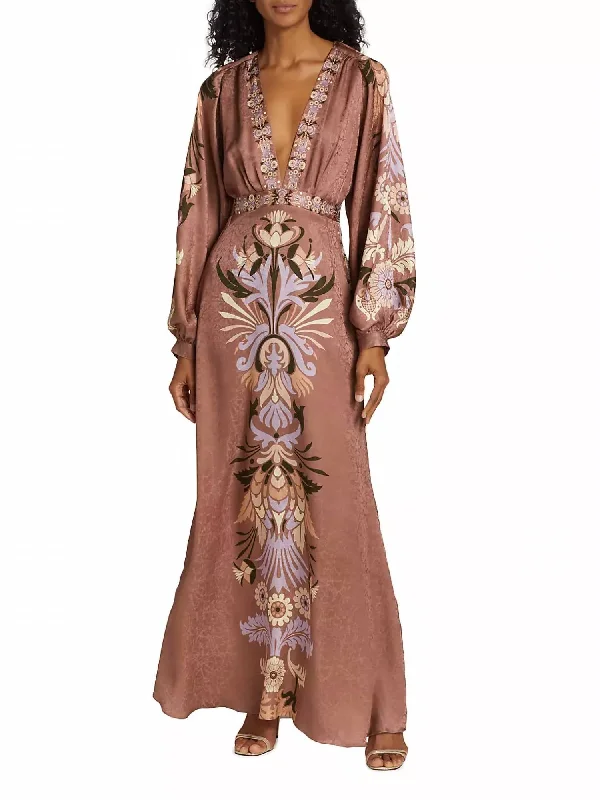 Olly Dress In Mauve Casual Short Summer