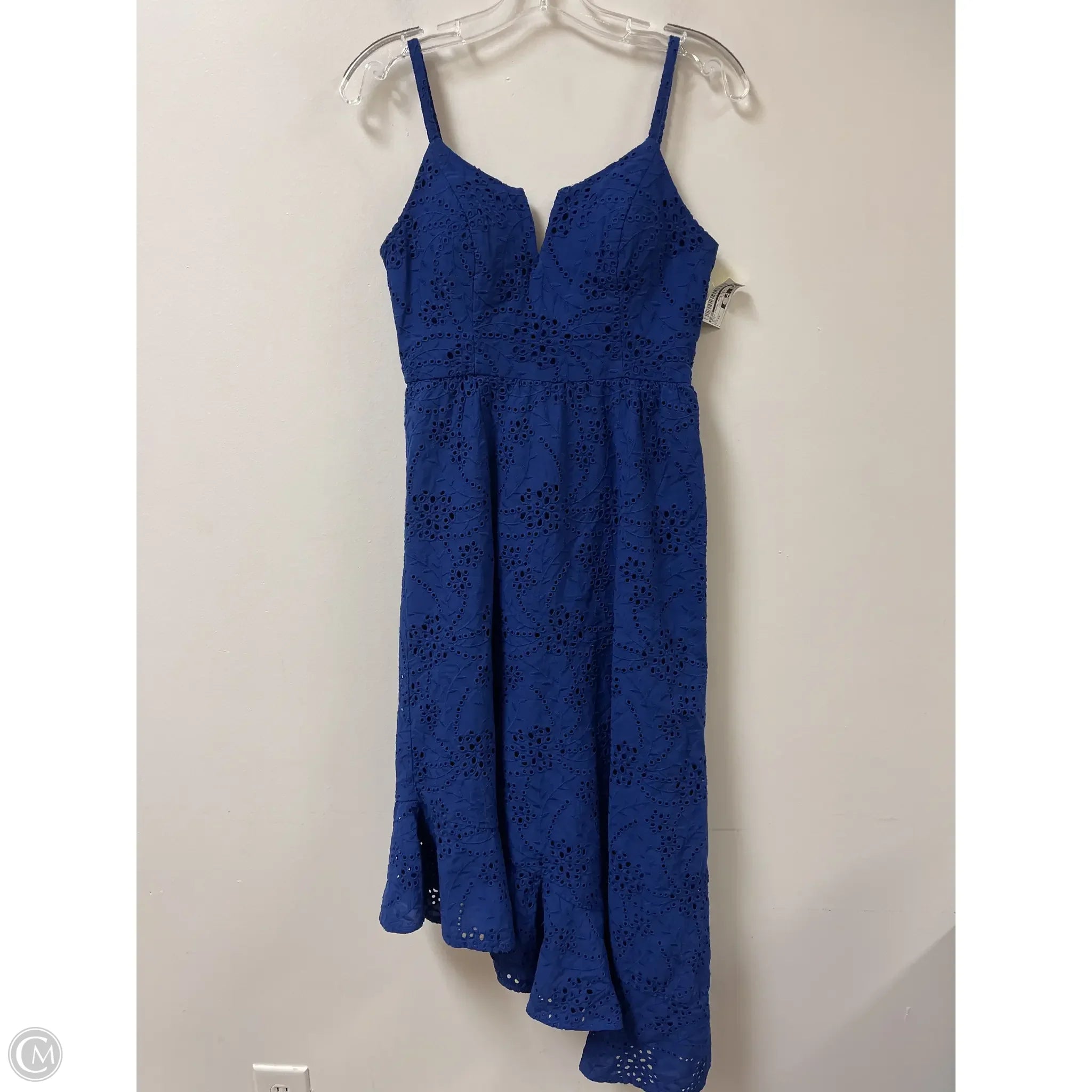 Dress Casual Midi By Guess In Blue, Size: Xs Turtleneck Warm Winter