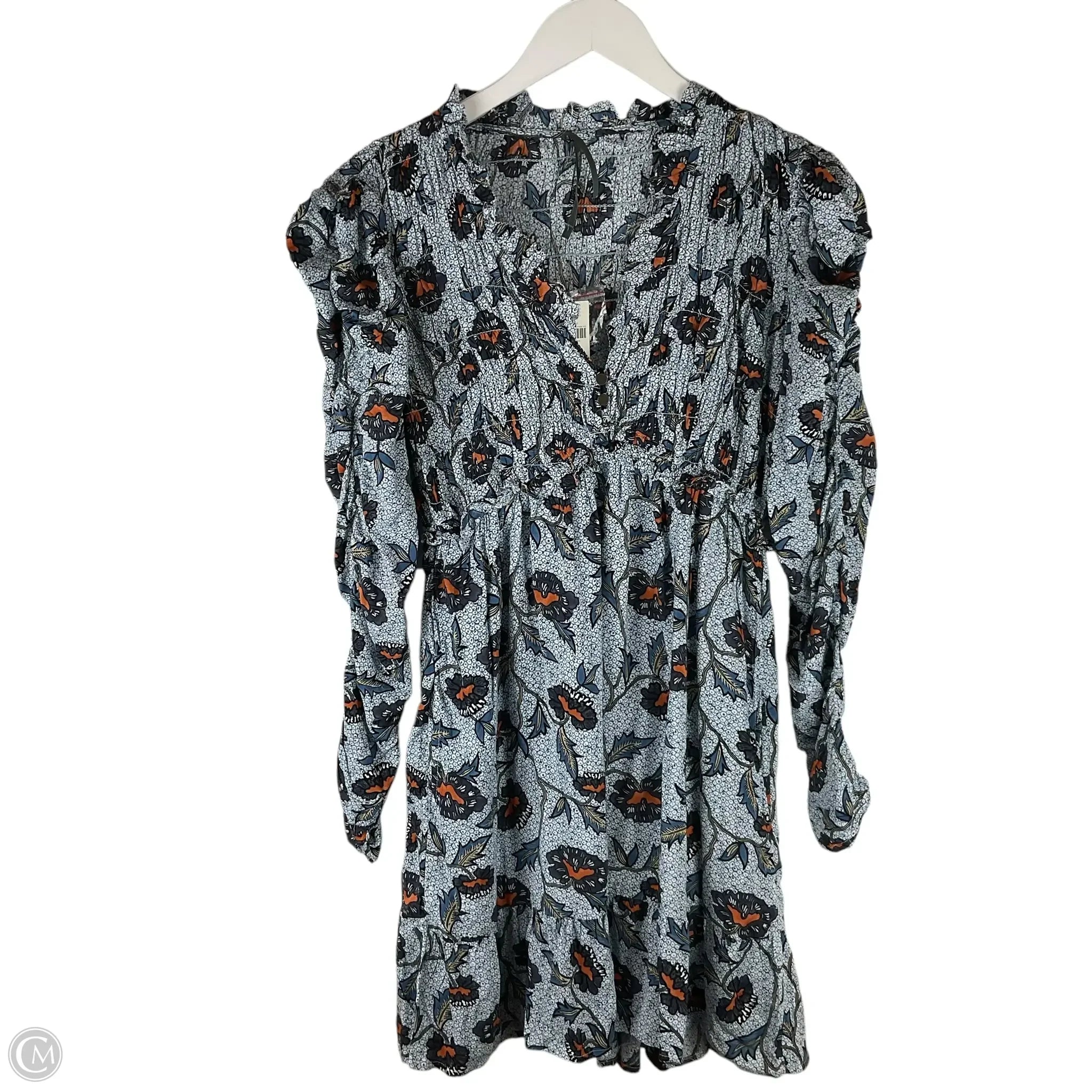 Dress Casual Midi By Anthropologie In Blue, Size: S Tunics Cozy comfortable