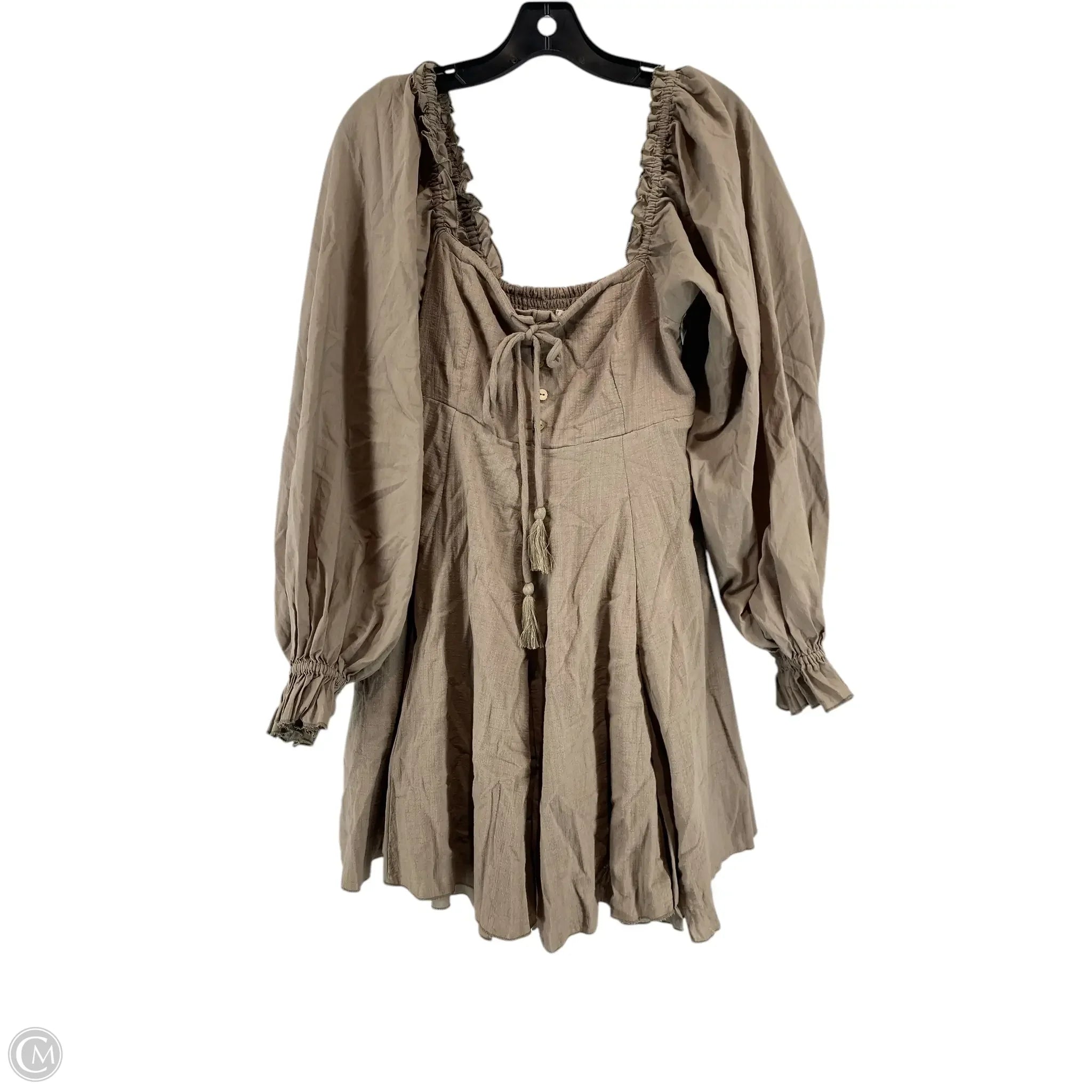 Dress Casual Short By Chelsea And Violet In Brown, Size: S Tunics Print Colorful