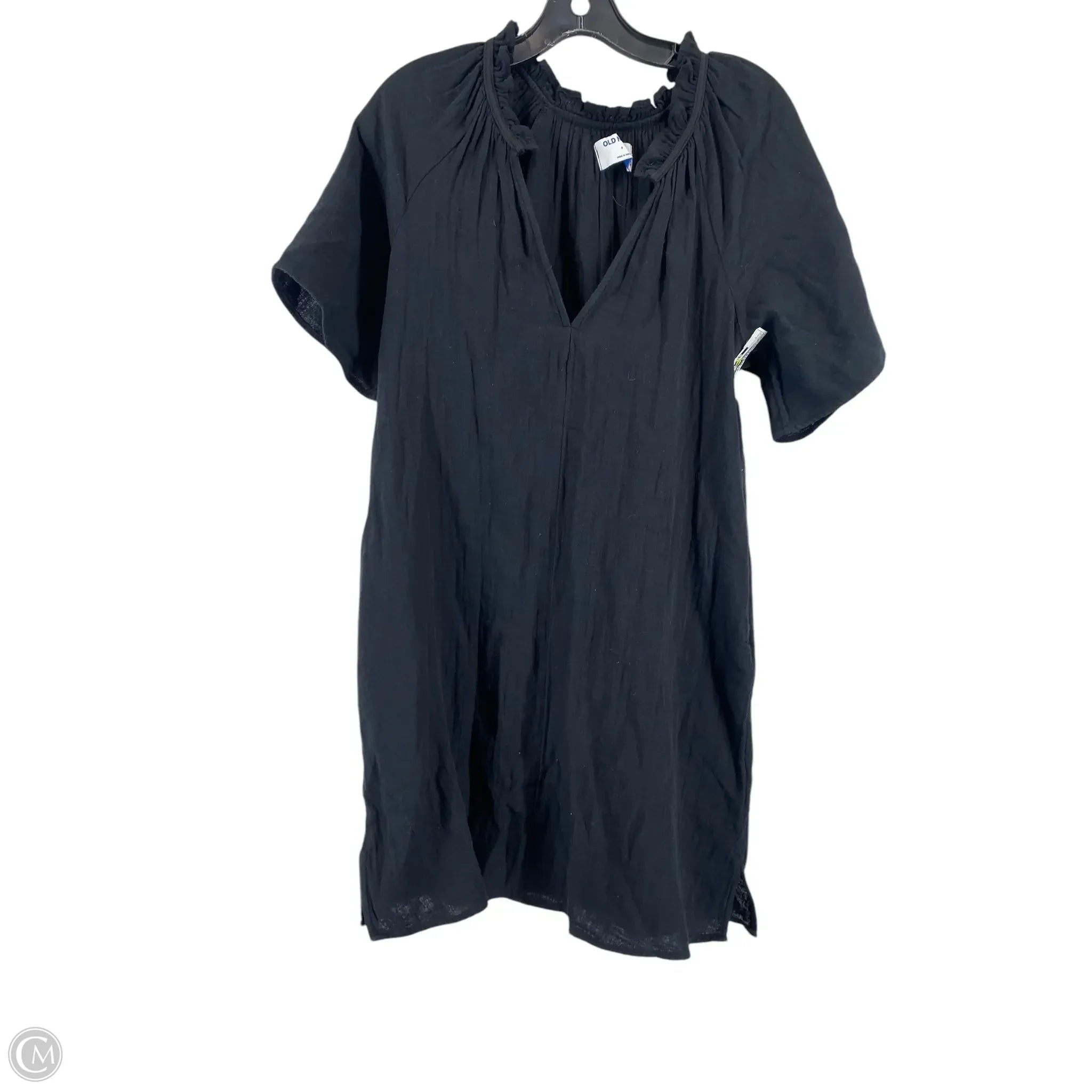Dress Casual Short By Old Navy In Black, Size: S Tunics Sophisticated sleek