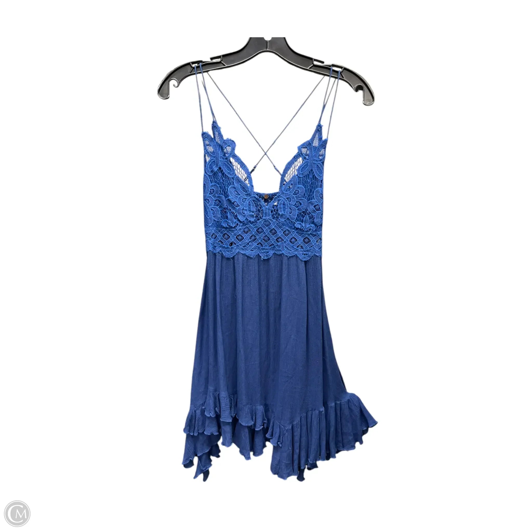 Dress Casual Short By Free People In Blue, Size: S Tunics Exclusive limited