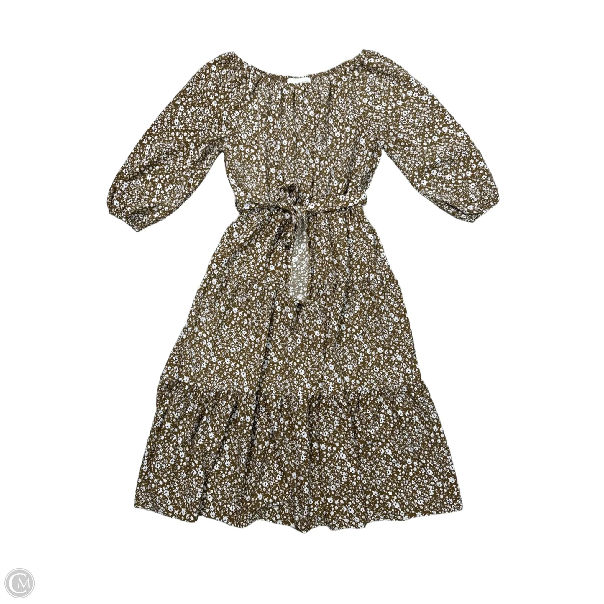 Dress Casual Midi By PINCH In Yellow, Size: S Tunics Canvas sturdy