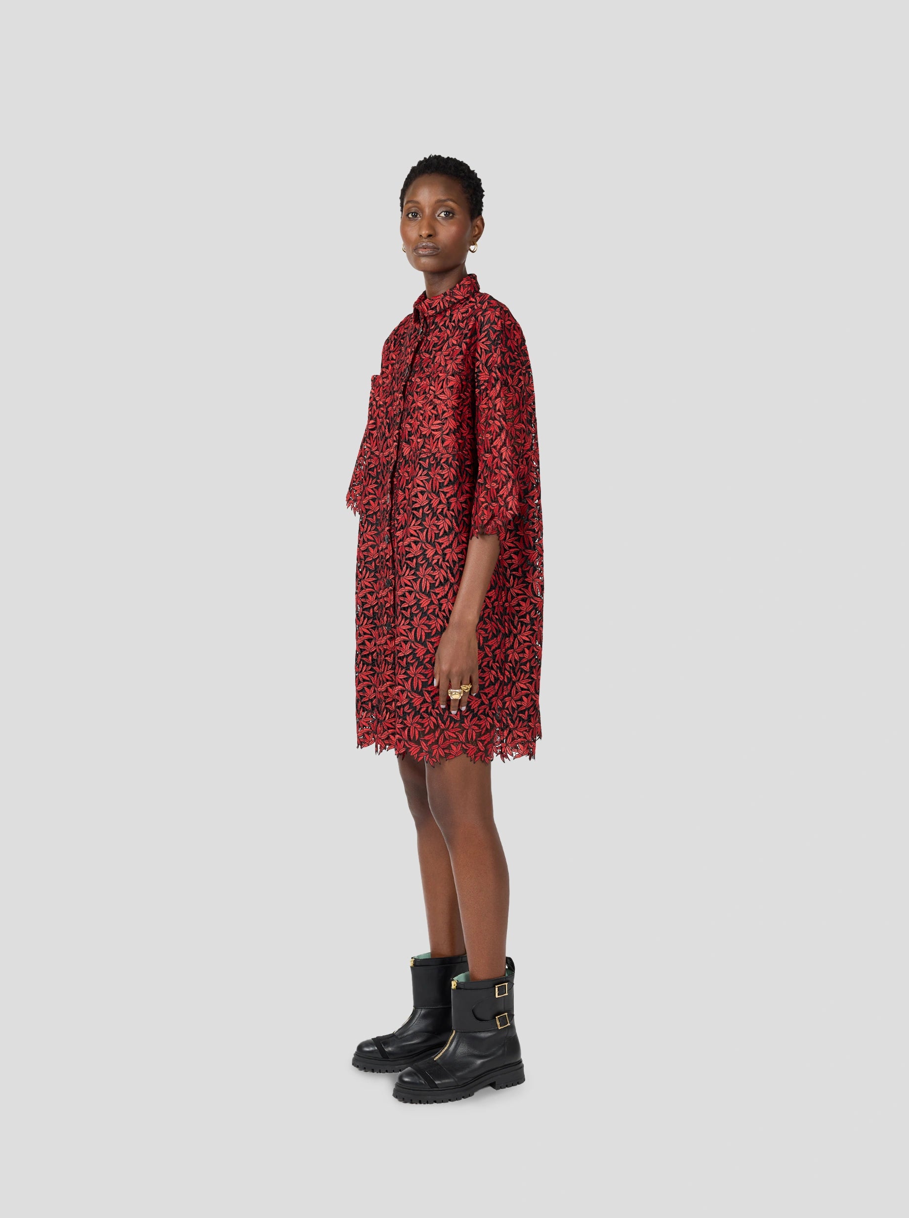Astrée dress in Opium Lace Tunics Print Colorful