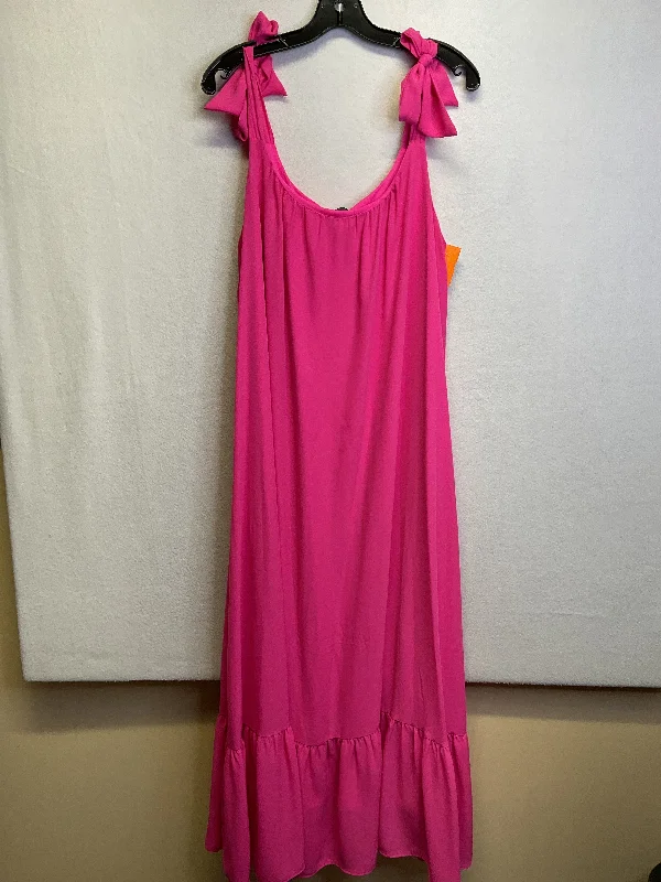 Dress Casual Maxi By Cmc In Pink, Size:S Tunics Long Elegant