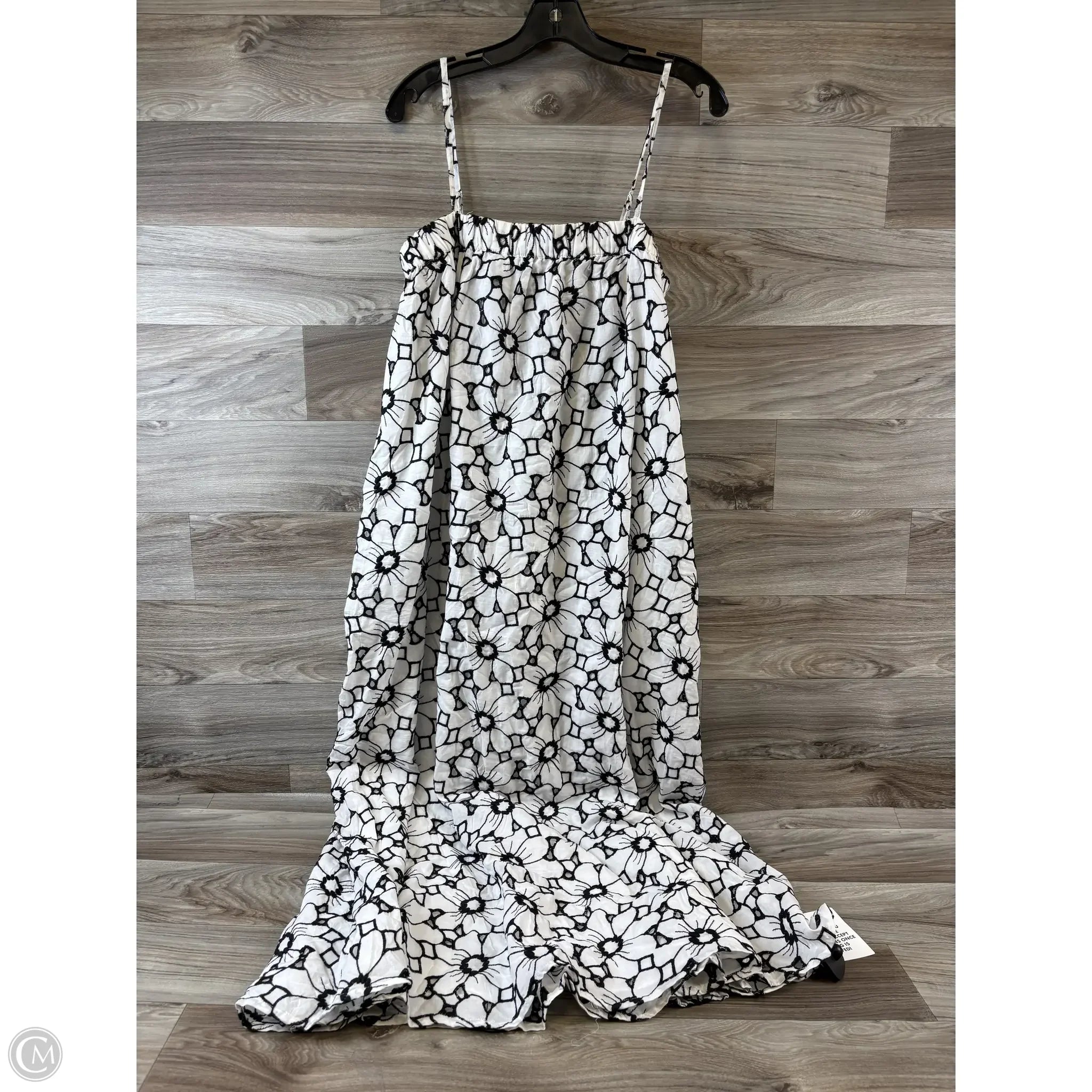 Dress Casual Maxi By Top Shop In Black & White, Size: M Tunics Hiking breathable